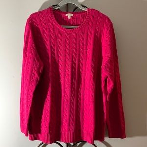 Talbots woman cotton crew neck